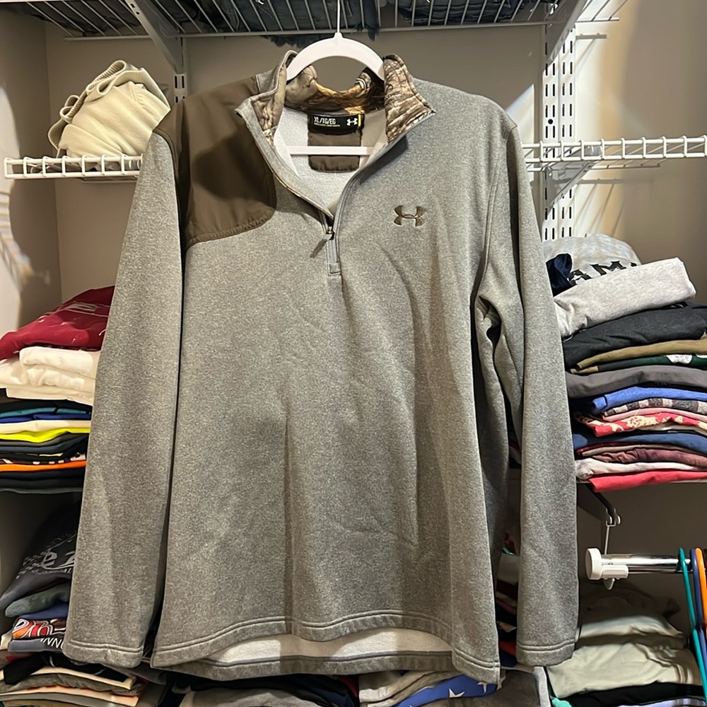 Men under armour camp neck quarter zip
